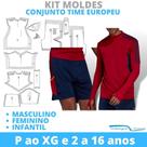 Kit moldes conjunto futebol, modelagem&diversos, correios