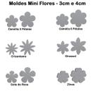 Kit Moldes Mini Flores Laços Enfeites Em Aço Inox A76