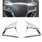 Kit Moldura Cromada Laterais Volante Chevrolet New Prisma Tracker Onix Cruze Spin Sonic Cobalt