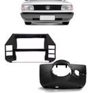 Kit Moldura Painel Velocímetro + Capa Chave Seta Gol Quadrado Voyage Parati Saveiro CL 1988 89 1990 1991 92 93 1994 1995