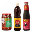 Kit Molho Chili Garlic 368g Nanpla 700ml Panda Ostra 510g