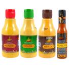 Kit Molho de Pimenta Mendez 215ml 80ml 04 Frasco Cremosa Hot