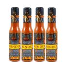 Kit Molho de Pimenta Mendez 85g 04 Hot Pepper Malagueta Mel