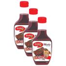 KIT MOLHO PARA RAÇÃO DE GATOS 250ml SABOR CARNE COM 3 UNIDADES