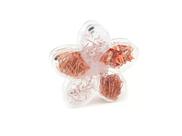 Kit Molin Clips E Alfinetes Flor De Lotus Rose Gold 150unds