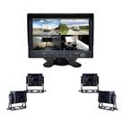Kit monitor 7" DVR com 4 câmeras I.R Roadstar 12V 24V