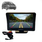 Kit Monitor LCD 4.3 Polegadas Câmera de Ré Meriva 2002 2003 2004 2005 2006 2007 2008 até 2012