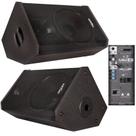 Kit Monitor Retorno ativo 12" + Passiva 250W SAGA + Cabo