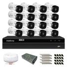 Kit Monitoramento Intelbras com 16 Câmeras de Segurança 720p