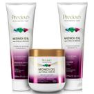 Kit Monoi Oil creme de pentear hidratante 300ml+Monoi Oil condicionador hidratante +Monoi Oil mascara hidratante 500Gr