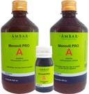 Kit Monovit Pro A Ambar fortalecedor crescimento capilar força, briho e maciez