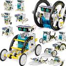 Kit Montagem Robo Solar 12x1 Iniciante Educacional Robótica