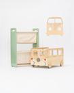 Kit Montessori, Lúminaria Porta Brinquedos Jogos E Livros Amarelo Candy