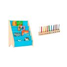 Kit Montessori, Rack Para Livros Porta Lápis De Colorir