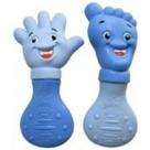 Kit Mordedor Bebe Mãozinha e Pezinho AZUL Vila Toy