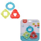 Kit Mordedores Geométricos 3 UN Com Água 7228 - Buba