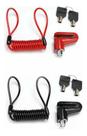 Kit Moto Cabo Lembrete Trava Disco Aço + Cadeado Antifurto Kit Moto Cabo Lembrete Trava Disco Aço + Cadeado Antifurto