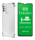 Kit Moto G10 G30 Capa Transparente Anti Impactos + Película De Cerâmica 9D Inquebravel Kit Moto G10 G30 Capa Transparente Anti Impactos + Película De Cerâmica 9D Inquebravel