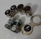 Kit moto honda/bicos anti furto/parafusos /protetor de tenis