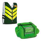Kit Motoboy Mochila Térmica 12 Marmitas + Colete Refletivo
