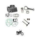 Kit Motor Biela Junta E Valvulas Honda Fan 125 2009 A 2018