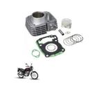 Kit Motor Cilindro Pistão Anéis Honda Cg Fan 125 2010 2011