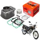 Kit Motor Cilindro Pistão Juntas Cg Titan Fan 125 Nxr Bros 125 2002 2003 2004 2005 2006 2007 2008
