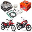 Kit Motor Cilindro Pistão Juntas Cg titan Fan 160 2015 2016 2017 2018 2019 2020 2021 2022 2023