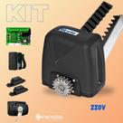 KIT MOTOR DE PORTÃO DZ ATTO TURBO 350KG 127v/220v + 3 MT DE CREMALHEIRA ROSSI