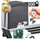 Kit Motor De Portão Residencial Dz Rio 500 Jetflex 500Kg + 3m Cremalheira Ppa