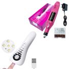Kit Motor Lixadeira Elétrica + Mini Cabine Portátil 18W Unha Kit Motor Lixadeira Elétrica + Mini Cabine Portátil 18W Unha
