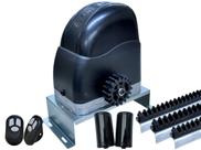 KIT MOTOR PORTÃO DESLIZANTE RCG AL 300Kg BASE E FOTOCÉLULA
