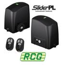KIT MOTOR PORTÃO DESLIZANTE RCG PL 300Kg 1/5CV 220V + 2 CONTROLES SEM CREMALHEIRAS