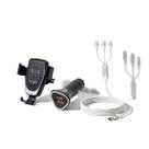 Kit Motorista App Suporte Carregador 38W Cabo 3 Em 1 Bright Kit Motorista App Suporte Carregador 38W Cabo 3 Em 1 Bright