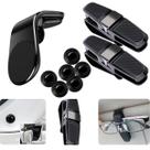Kit Motorista Suporte Celular Facilitando Corridas 2 Porta Óculos para Cartões Dinheiro Adesivo Protetor Para Portas