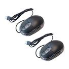 Kit Mouse com Fio 2 un USB Escritório Home Office Mini para Notebook Computador Kit Mouse com Fio 2 un USB Escritório Home Office Mini para Notebook Computador