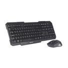 Kit Mouse e Teclado C3TECH Sem Fio USB Preto