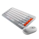 Kit Mouse E Teclado Logitech Pop Icon Sem Fio Branco