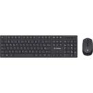 Kit Mouse e Teclado sem Fio CW11 Wireless Preto com Receptor USB para Pc e Notebook Fortrek Kit Mouse e Teclado sem Fio CW11 Wireless Preto com Receptor USB para Pc e Notebook Fortrek