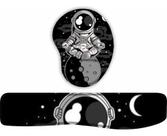 Kit Mouse Pad + Apoio De Teclado Coleção Astronauta 1