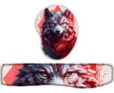 Kit Mouse Pad + Apoio De Teclado Coleção Lobo 16 Kit Mouse Pad + Apoio De Teclado Coleção Lobo 16