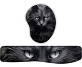 Kit Mouse Pad + Apoio De Teclado Gatinho Fofinho 6