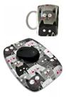 Kit Mouse Pad Gatinhos Lindos E Caneca Cerâmica Kit Mouse Pad Gatinhos Lindos E Caneca Cerâmica
