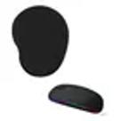 Kit Mouse Wireless Recarregável Silencioso + Mouse Pad