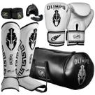 Kit Muay Thai Luva bolsa caneleira bandagem 5M case bucal Legendary Edition Olimpo Esportes