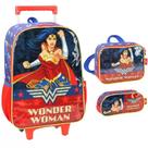 Kit mulher maravilha mochila lancheira estojo az-luxcel Kit mulher maravilha mochila lancheira estojo az-luxcel