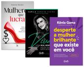 Kit Mulheres que Lucram + Viva A Sua Real Identidade +Desperte a Mulher Brilhante Que Existe em Você - Gente