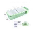 Kit multifunções cortador fatiador ralador de legumes e alimentos 6 pçs RF