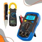 KIT Multimetro Digital Portatil + Caneta Medidor Tensão + Alicate Amperimetro KIT Multimetro Digital Portatil + Caneta Medidor Tensão + Alicate Amperimetro