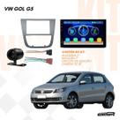 Kit Multimídia 7 MP5 Espelhamento Câmera de Ré Moldura 2DIN Gol G5 Conector 16 Vias